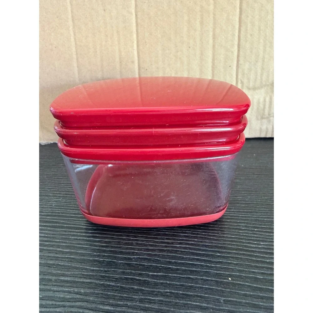 Farberware Red Cheese Grater Set with Storage Container and 2 Blades